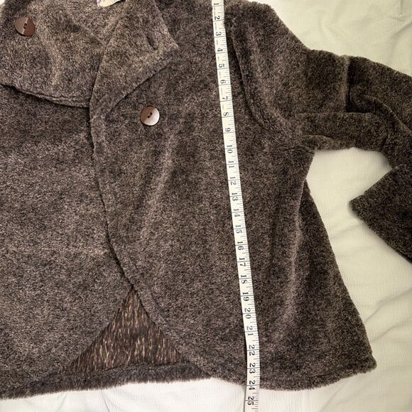 True Grit Dry Goods Extra Large Grey/Brown Faux Fur Jacket - Picture 4 of 5